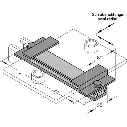 Gleitelement radial-axial, Gleitelemente